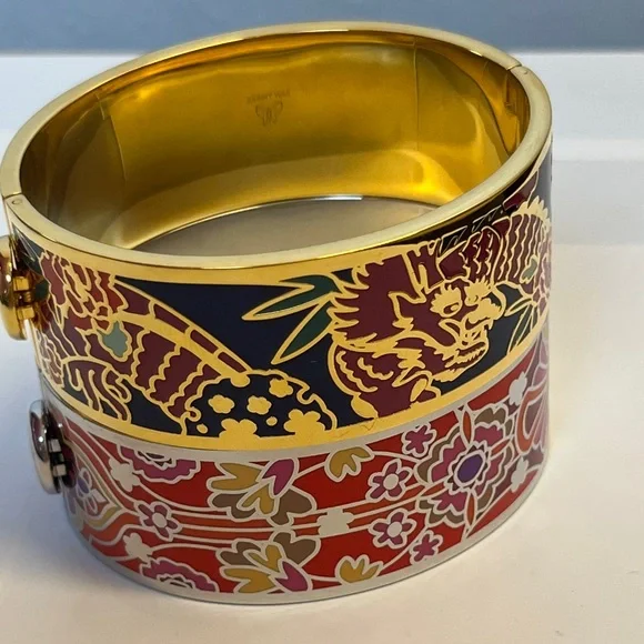 Johnny Was Multicolor Enamel Cuff Set - Picture 3 of 8